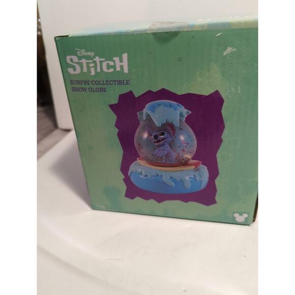 Lilo & Stitch Surfin Collectible Snow Globe 5" Disney - Picture 4 of 7